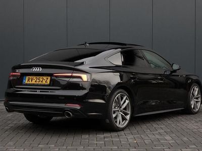 Zwart (metallic) Occasion 2018 Audi A5 Sportback S-Line Hatchback | € 23.950 (Iets duurder)