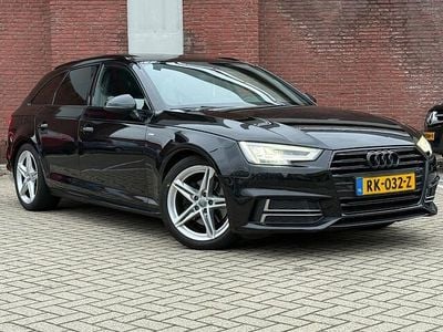Zwart Gebruikt 2018 Audi A4 S-Line Stationwagen | € 15.495 (Eerlijke prijs)