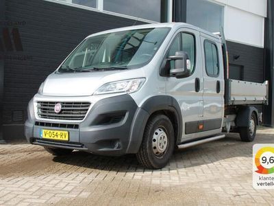 tweedehands Fiat Ducato 2.3 MultiJet L3 Dubbele Cabine Kipper EURO 6 - Airco - Navi - Cruise - ¤ 24.950,- Excl.