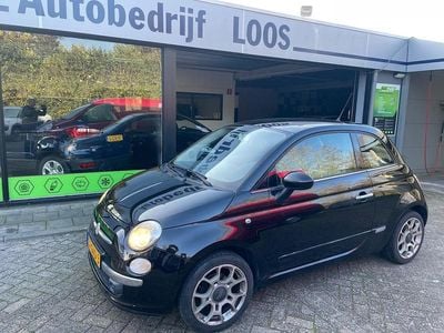 Occasion Fiat 500 Lounge 69 PK (50 kW) 2008 Zwart (metallic) Hatchback