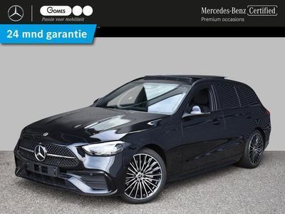 tweedehands Mercedes 200 C-KLASSE EstateAMG | Nightpakket | Panoramadak | Stoelverwarmd | Achteruitrijcamera | trekhaak