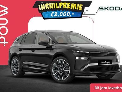 Zwart Nieuw 2025 Skoda Enyaq iV Business Line SUV | € 56.550 (Iets duurder)