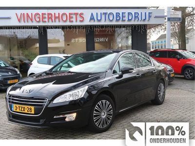 tweedehands Peugeot 508 Sedan 1.6-16v. 156 PK Luxe Allure * EERSTE EIGENAAR * 100% Onderhouden * Navigatie * 1/2 Leder * Climate & Cruise Contol * Zwart *