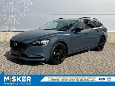 Grijs, metallic lak Occasion 2023 Mazda 6 Homura-Line Stationwagen | € 39.900 (Duur)
