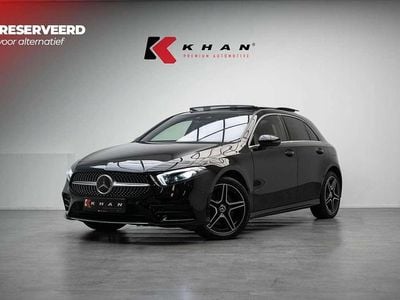 Zwart Occasion 2021 Mercedes A250 AMG line Hatchback | € 24.950 (Super prijs)