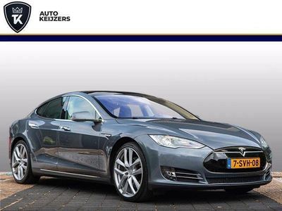 tweedehands Tesla Model S 60 Base Panodak Leer Navi Cruise 21''LM Zondag a.s. open!