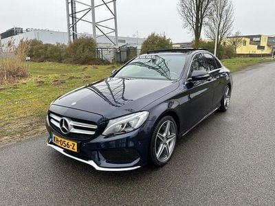 Occasion Mercedes C180 AMG 156 PK (114 kW) 2016 Blauw Sedan