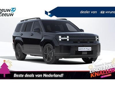 Zwart Nieuw 2025 Hyundai Santa Fe Blackline SUV | € 59.890 (Eerlijke prijs)