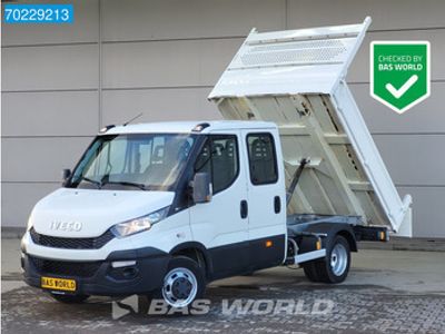 tweedehands Iveco Daily 35C11 Kipper Dubbel Cabine 3500kg trekhaak Tipper Kieper Benne Doka Mixto Dubbel cabine Trekhaak