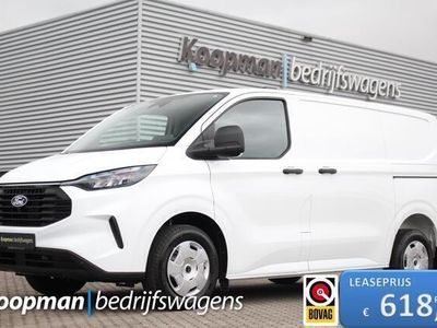 tweedehands Ford Transit Custom 280 2.0TDCI 136pk L1H1 Trend | Stoel + Stuurverwarming | L+R Zijdeur | LED | Sync 4 13" | Keyless | Camera | Carplay/Android | Lease 618,- p/m