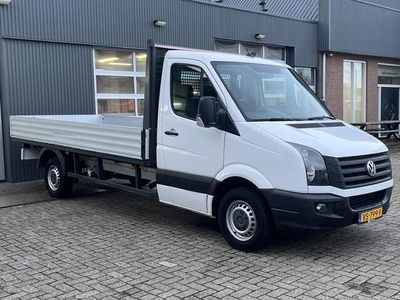 tweedehands VW Crafter 2.0 TDI 164PK Open laadbak Airco Cruise controle Trekhaak 3500kg Pick-up Openlaadbak 1e eigenaar Euro 6 Open laadbak P-up Bakwagen