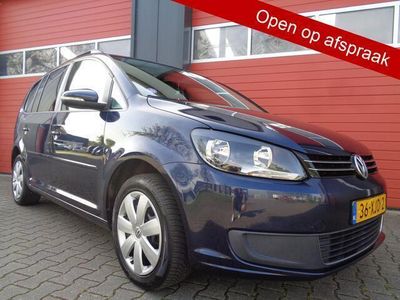 tweedehands VW Touran 1.2 TSI Comfortline BlueMotion 7p. 105PK Navi Clima Cruise Trekhaak 6-BAK NL-Auto 2De-Eigenaar