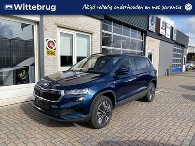 tweedehands Skoda Karoq 1.5 TSI ACT Tour / AUTOMAAT/ PARK. SENSOREN/ LED/ STOEL VERWARM V & A/ STUUR VERWARM./ CRUISE/ KEYLESS/ VIRTUAL COCKPIT/ APP CONNECT/ NAVI/ CLIMA/ DAB/