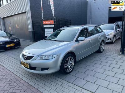Grijs, metallic lak Occasion 2003 Mazda 6 Touring Stationwagen | € 1.999 (Duur)