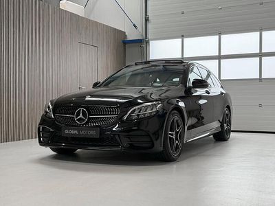 Zwart, metallic lak Occasion 2019 Mercedes C180 AMG Stationwagen | € 25.990 (Eerlijke prijs)