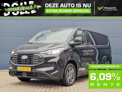 Zwart (metallic) Occasion 2024 Ford Transit Custom Limited Van | € 34.745 (Super prijs)