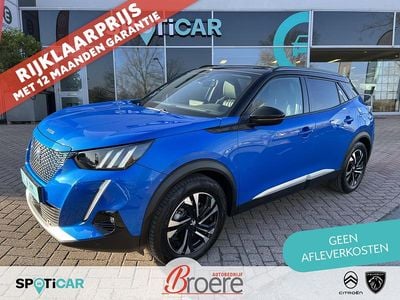 Blauw Occasion 2022 Peugeot e-2008 Allure SUV | € 17.750 (Eerlijke prijs)