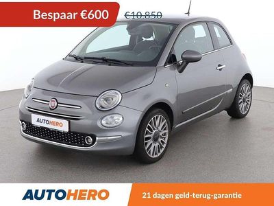 Grijs Gebruikt 2017 Fiat 500 Lounge Hatchback | € 10.449 (Eerlijke prijs)