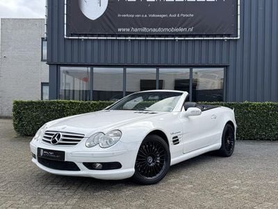 Occasion Mercedes SL55 AMG AMG 500 PK (367 kW) 2003 Wit, metallic lak Cabriolet