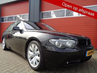 tweedehands BMW 745 7-SERIE i Executive V8 334PK,Zwart Leder ,Opendak, Bomvol!