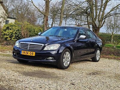 Blauw (metallic) Occasion 2008 Mercedes C180 Sedan | € 12.450 (Duur)