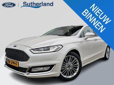 tweedehands Ford Mondeo 2.0 IVCT HEV Vignale 1ste eigenaar | LED | Stoelmassage | Vol leder | Stoelkoeling | Camera | Automatisch inparkeren | Keyless go | Winterpack etc.