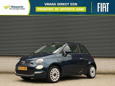Blauw (metallic) Occasion 2021 Fiat 500C Dolcevita Cabriolet | € 13.490 (Eerlijke prijs)