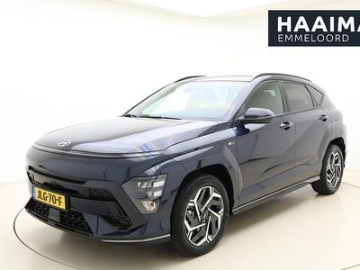 Nieuw Hyundai Kona N Line 129 PK (94 kW) 2025 Blauw SUV