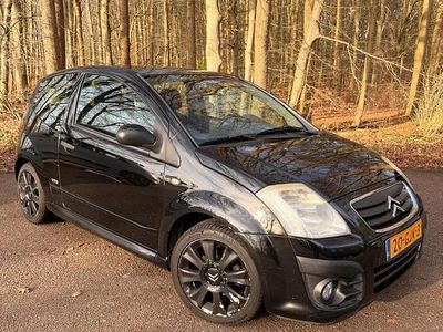 Zwart (metallic) Occasion 2008 Citroën C2 Hatchback | € 2.550