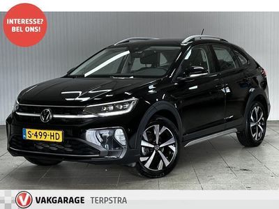 tweedehands VW Taigo 1.0 TSI /AUTOMAAT! /LED Koplampen /Leder+Stof! /Apple + Android /DAB+! /Navi /Airco /Adaptive Cruise /Elek. pakket /Bluetooth /Stoelverw.! /Multi. LEDER Stuur + Flippers /PDC V+A /17"LMV /LED Mistlam