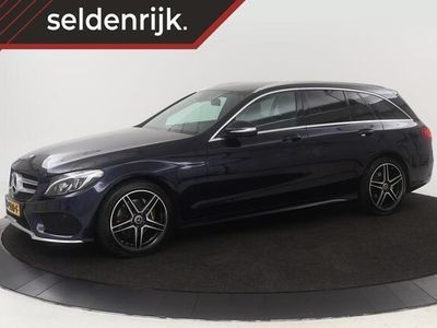 tweedehands Mercedes C220 CDI AMG Line | Head-up | Leder | Trekhaak | Stoelv