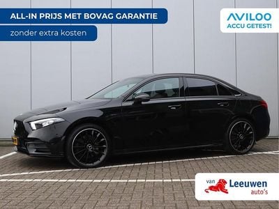 Zwart Occasion 2023 Mercedes A250 AMG line Sedan | € 28.495 (Super prijs)