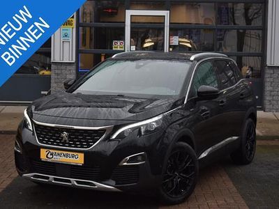 Zwart Occasion 2017 Peugeot 3008 GT-line SUV | € 18.950 (Eerlijke prijs)