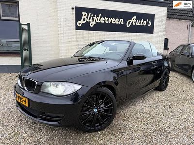 Zwart (metallic) Occasion 2008 BMW 118 Cabriolet Cabriolet | € 8.450 (Eerlijke prijs)