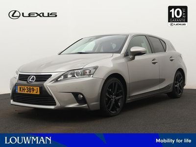 tweedehands Lexus CT200h Executive | Zwart Leder + Stoelverwarming | 17' Li