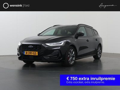 Zwart Gebruikt 2022 Ford Focus ST-Line Stationwagen | € 18.830 (Eerlijke prijs)