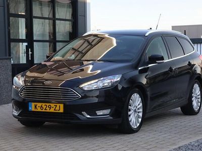 Zwart Occasion 2017 Ford Focus Titanium Stationwagen | € 8.940 (Eerlijke prijs)