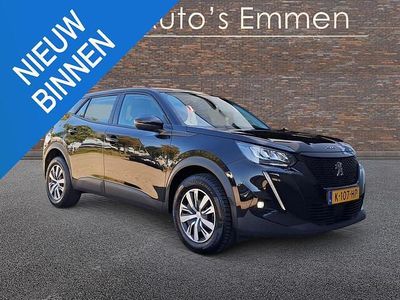 Zwart Gebruikt 2021 Peugeot 2008 Active SUV | € 14.950 (Eerlijke prijs)