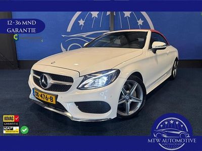 Wit Occasion 2016 Mercedes C200 AMG Cabriolet | € 28.999 (Iets duurder)