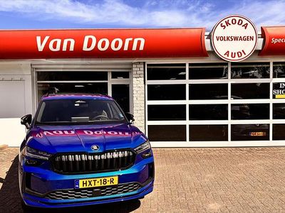 Blauw Occasion 2025 Skoda Kodiaq SportLine SUV | € 52.950 (Eerlijke prijs)