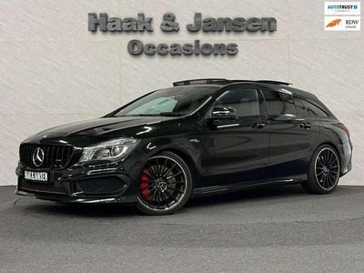 Zwart Gebruikt 2017 Mercedes CLA45 AMG Shooting Brake AMG Stationwagen | € 26.995