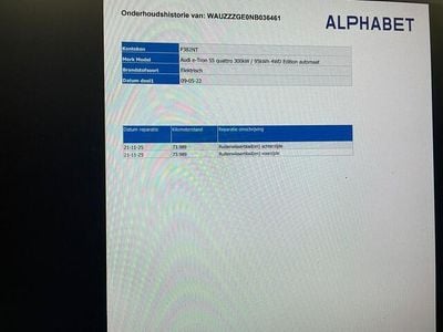 Occasion Audi e-tron Comfort 300 kW (408 PK) 2022 Zwart SUV