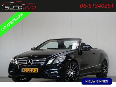 Zwart Gebruikt 2010 Mercedes E350 Avantgarde Cabriolet | € 19.995 (Eerlijke prijs)