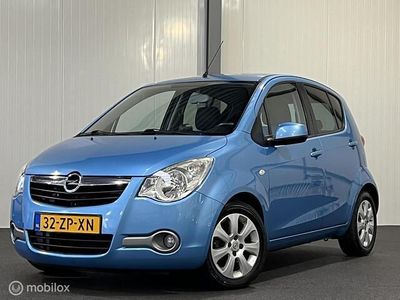 Blauw (metallic) Occasion 2008 Opel Agila Enjoy Hatchback | € 2.945 (Eerlijke prijs)