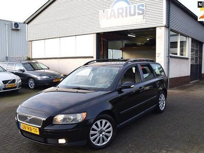 Zwart Gebruikt 2005 Volvo V50 Momentum Stationwagen | € 3.000