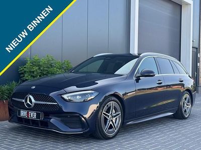 Occasion Mercedes C180 AMG line 170 PK (125 kW) 2022 Blauw Stationwagen