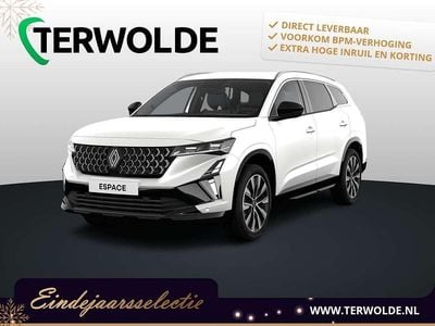 Wit Nieuw 2025 Renault Espace Techno SUV | € 47.090 (Eerlijke prijs)