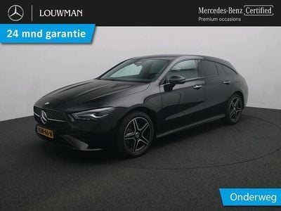 Zwart Gebruikt 2025 Mercedes CLA250 Shooting Brake AMG line Stationwagen | € 40.945 (Eerlijke prijs)