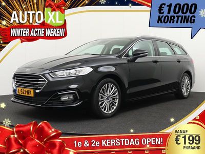 Zwart, metallic lak Gebruikt 2021 Ford Mondeo Titanium Stationwagen | € 19.940 (Eerlijke prijs)