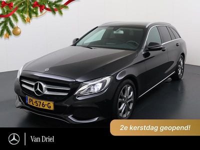Zwart Gebruikt 2017 Mercedes C200 Business Stationwagen | € 14.950 (Goede deal)
